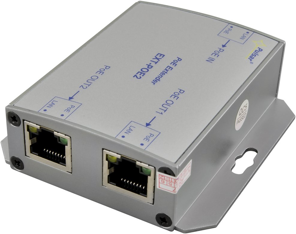 Pulsar CP-PR-137 PoE extender s rozbočením na dvě IP kamery