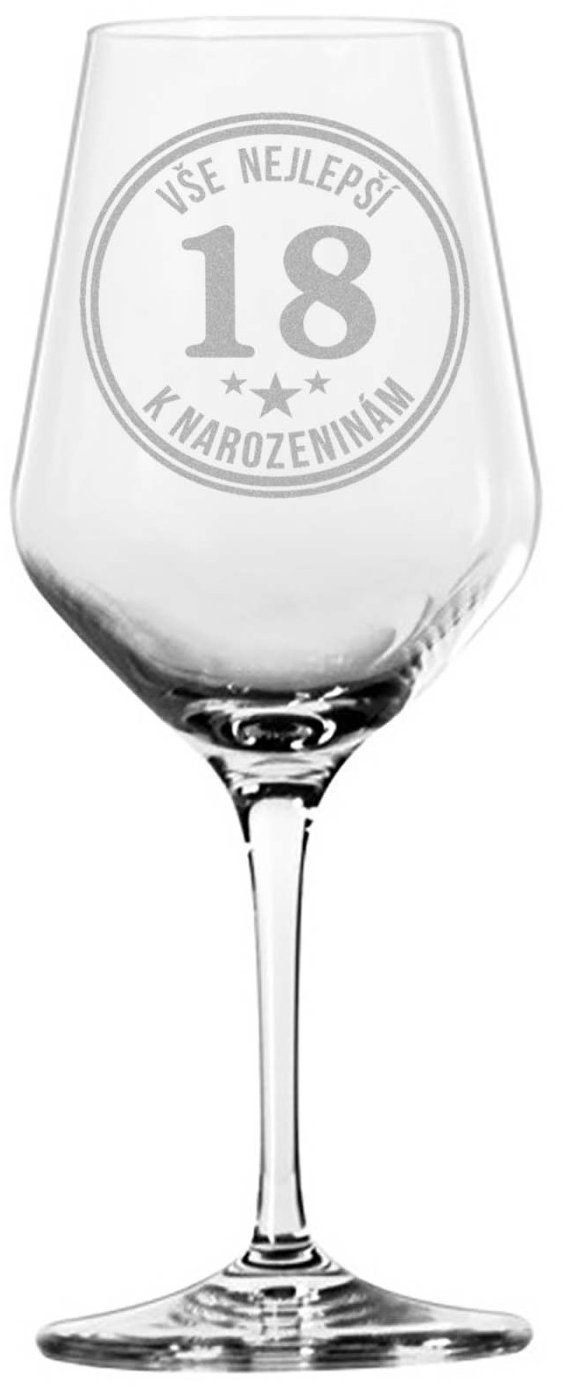PŮLLITRYcz Sklenice na víno k 18. narozeninám