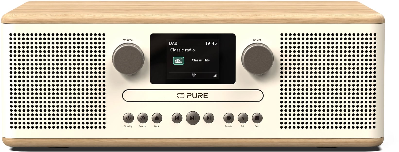 PURE Classic C-D6 bílá/dub