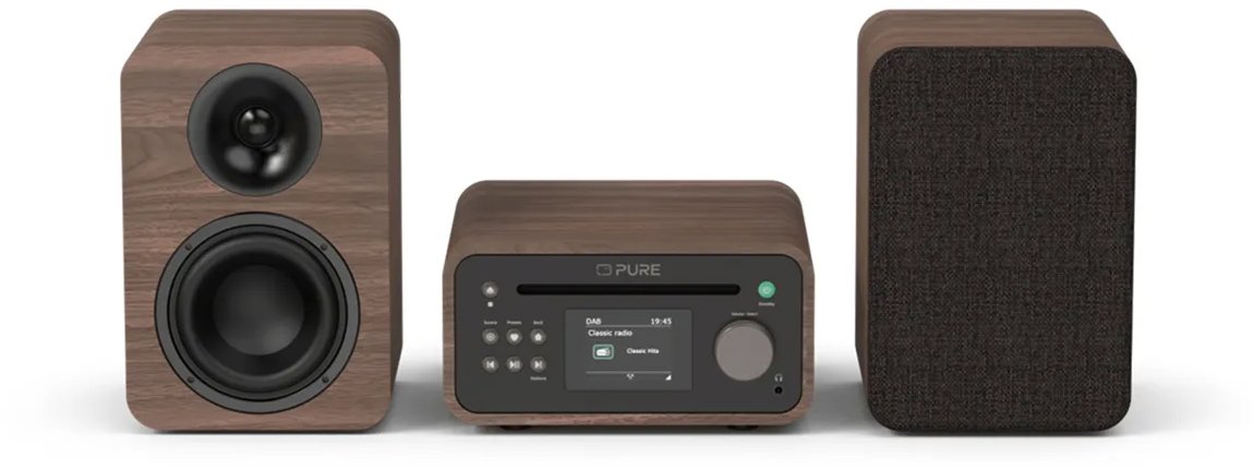 PURE Classic Stereo Mini hnědý/ořech