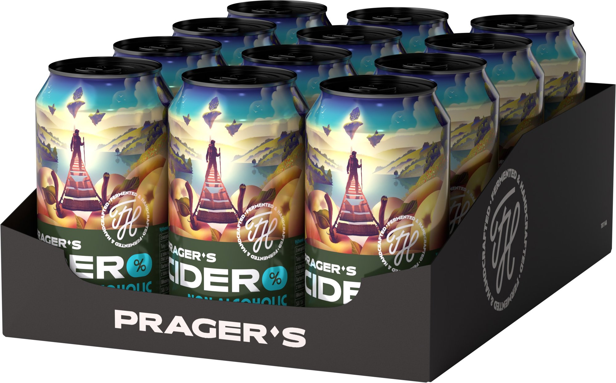 PRAGER'S Cider ORIGINAL nealko 12 x 0,33l plech