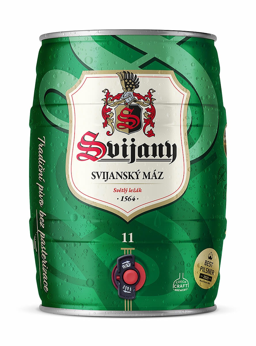 Svijanský Máz Světlý Ležák soudek 5l 11°