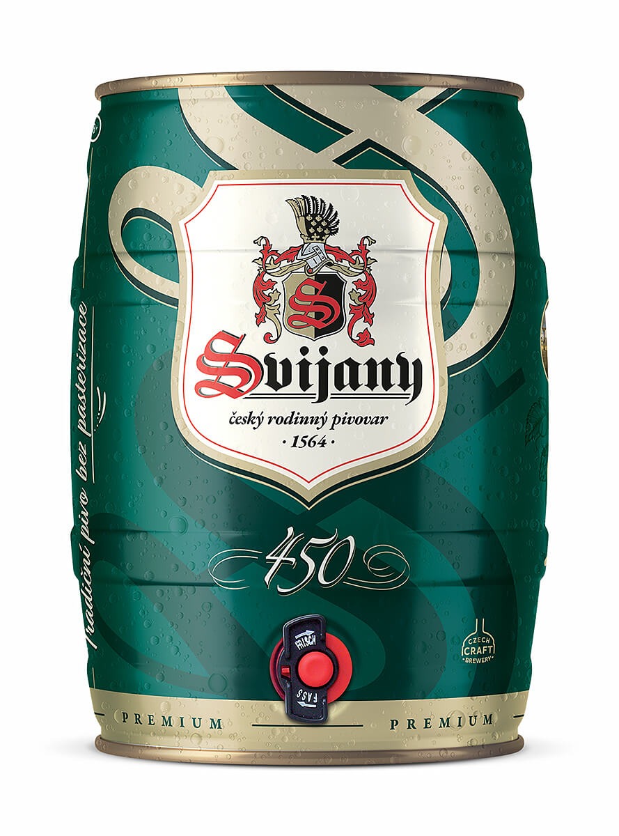 Svijany 450 Prémiový Ležák soudek 5l 4,6%