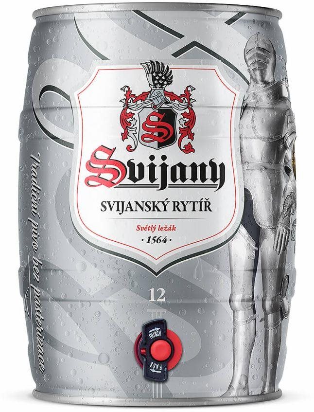 Svijanský Rytíř 12° světlý Ležák 5l 5% soudek