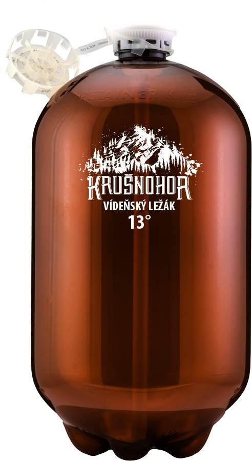 Krušnohor Polotmavý ležák 13° - 20l sud