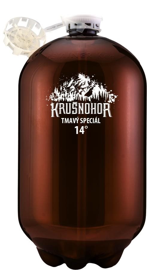 Krušnohor Tmavý ležák 14° - 20l sud