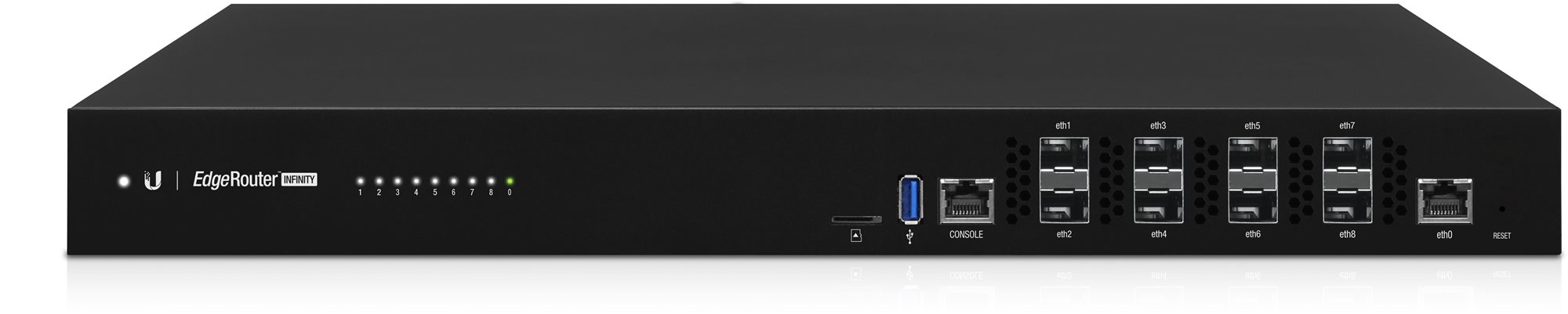 Router Ubiquiti EdgeRouter ER-8-XG s osmi gigabitovými porty