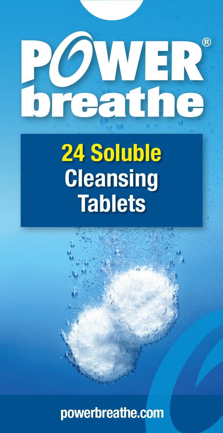 Čisticí tablety powerbreathe čistící tablety