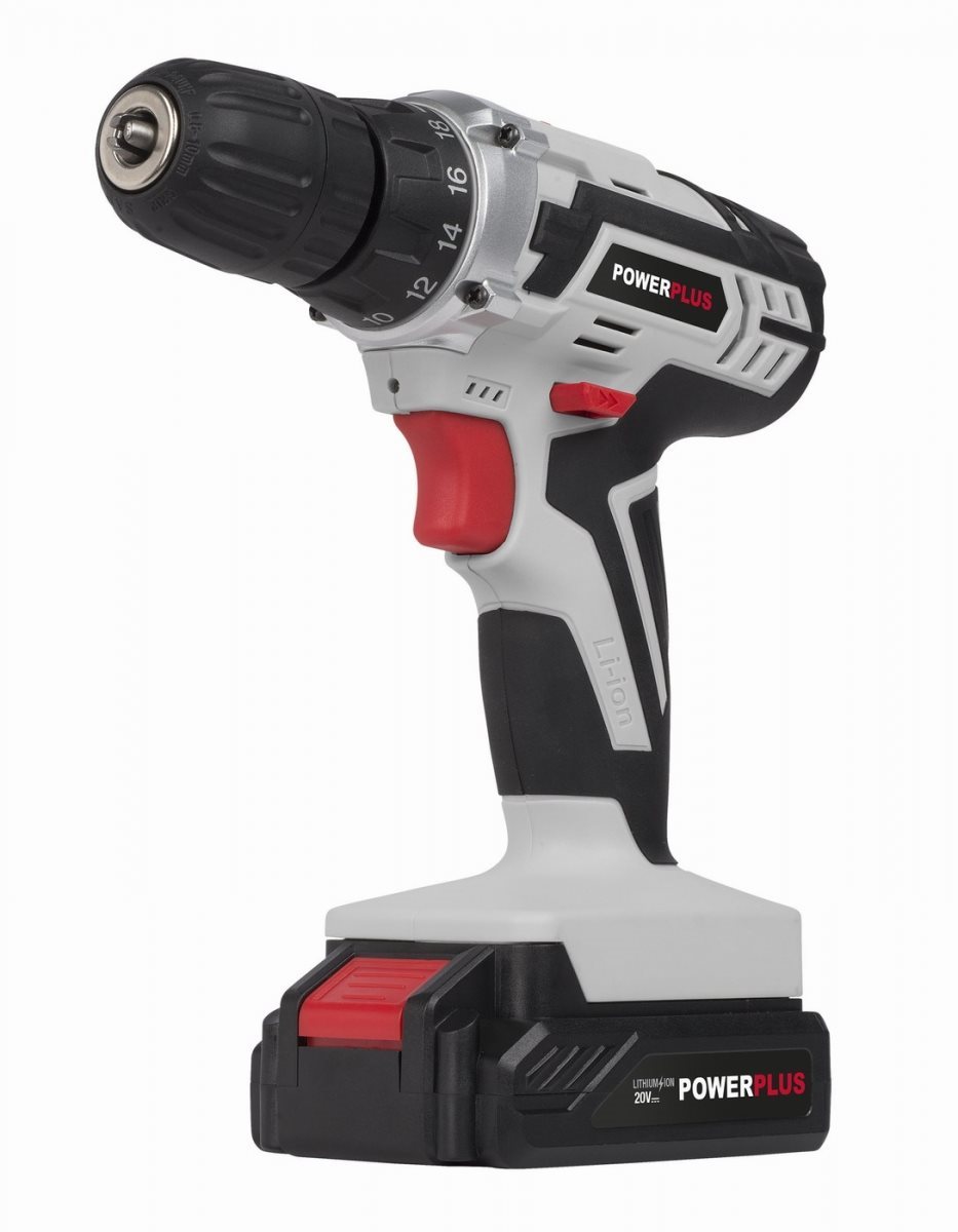 POWERPLUS Šroubovák / vrtačka AKU 20V LI-ION 2BAT POWC1071 (1x1,3 Ah)
