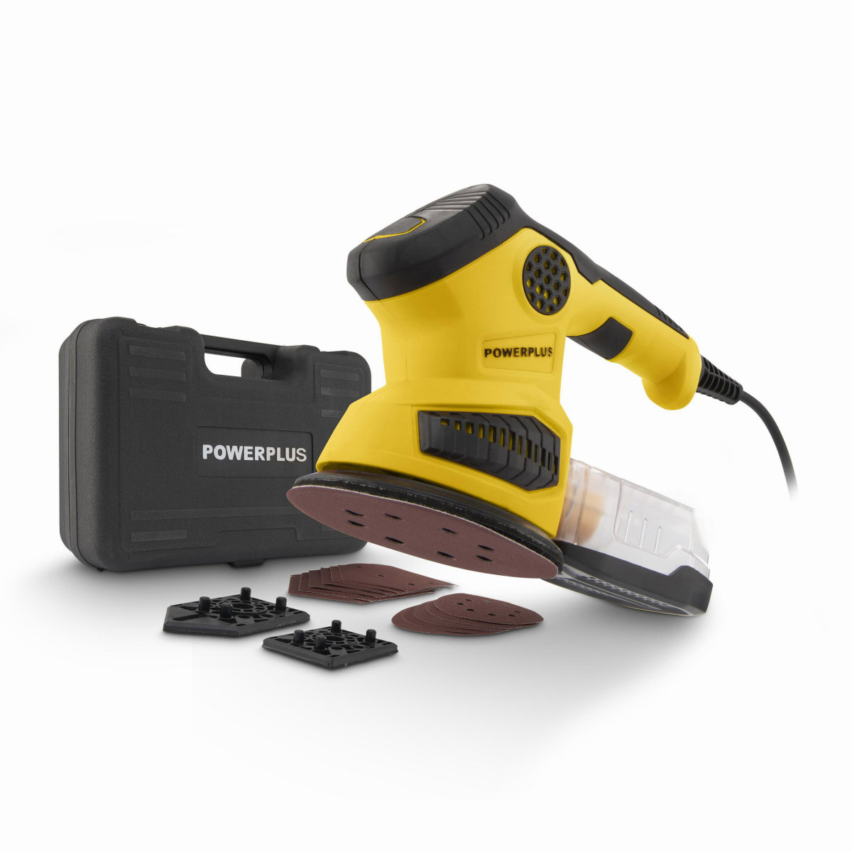 POWERPLUS Vibrační multifunkční bruska elektrická 260W 3v1 POWX0485