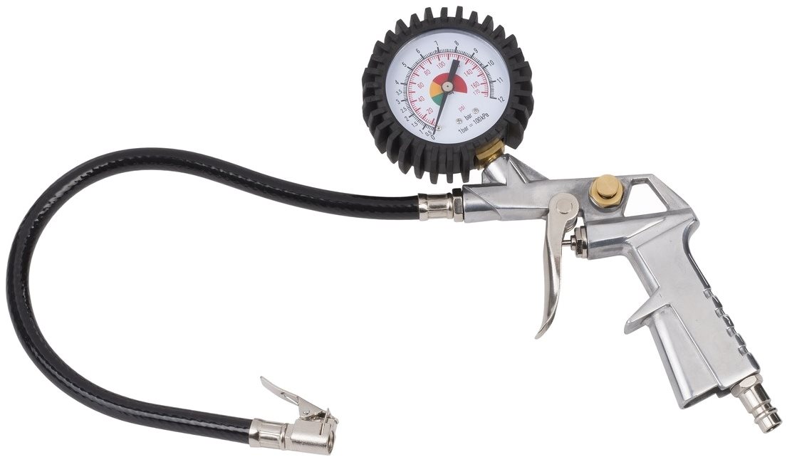 POWERPLUS Pistole hustící s manometrem POWAIR0100