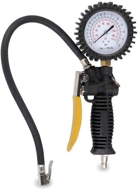 POWERPLUS Pistole hustící s manometrem POWAIR0102