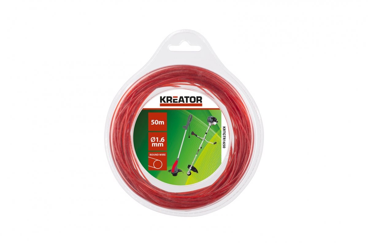 KREATOR Struna do sekačky 1,6 mm, 50 m, kulatý profil