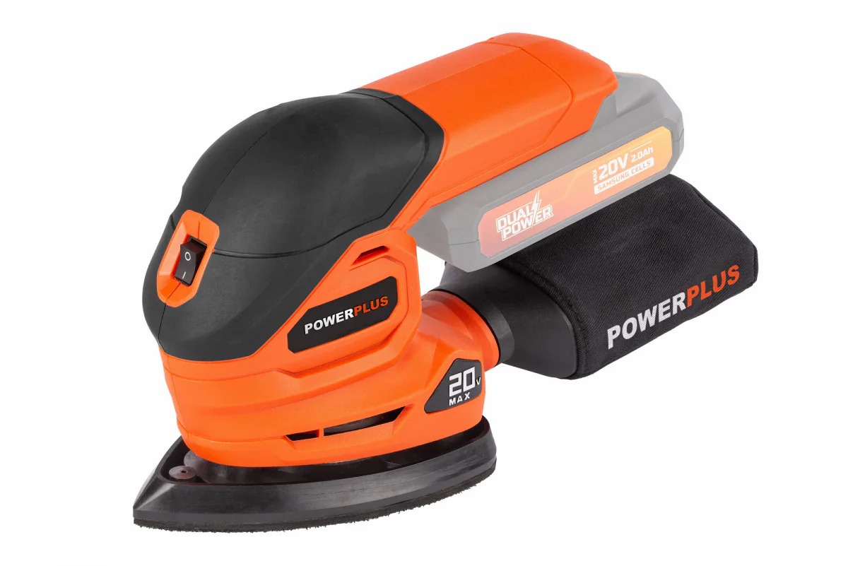 POWERPLUS Vibrační bruska AKU delta 20V POWDP50200 (bez AKU)