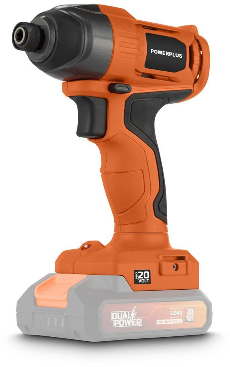 POWERPLUS Rázový utahovák AKU 20V 100 Nm POWDPO2000 (bez AKU)