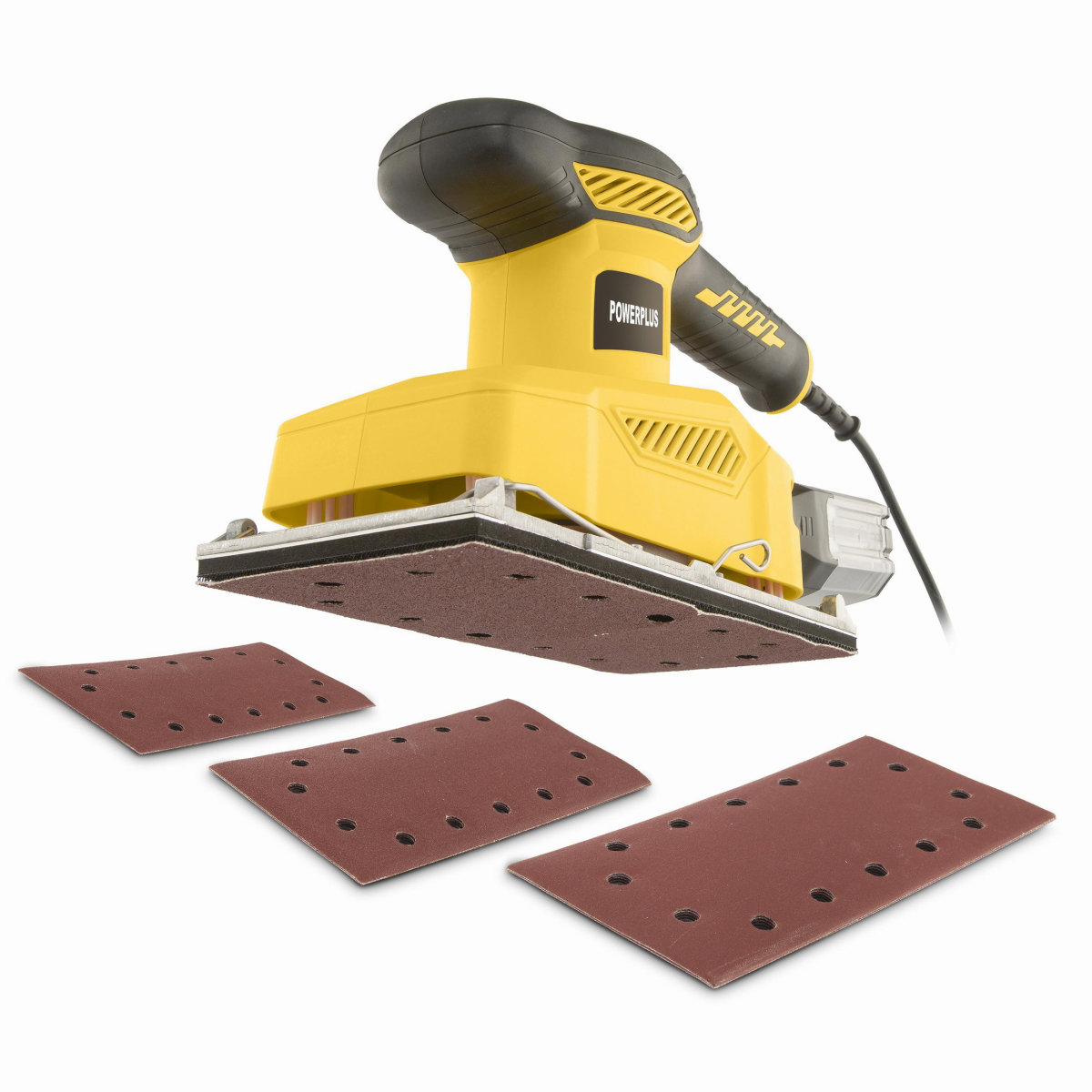 POWERPLUS Vibrační bruska elektrická 350W POWX04410
