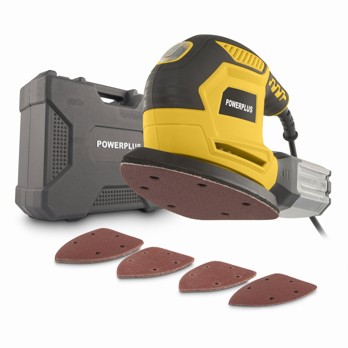 POWERPLUS Vibrační bruska elektrická 220W POWX04810