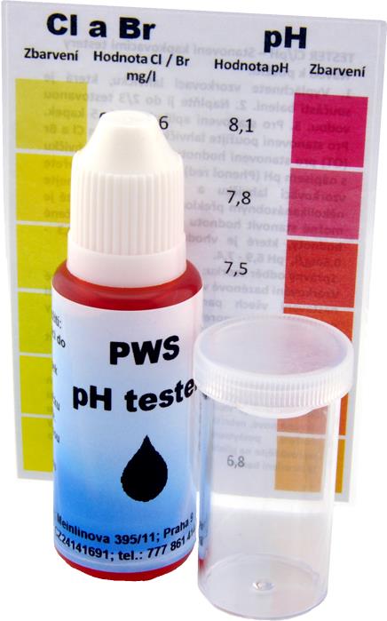 PWS Tester pH, kapkový