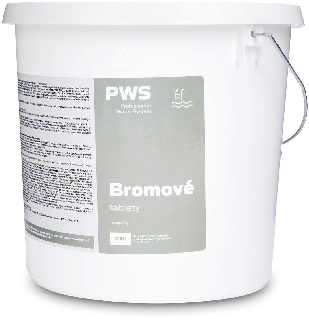 PWS bromové tablety do bazénu 3 kg