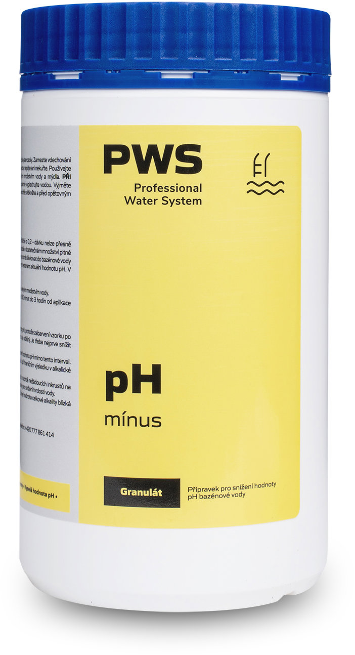 PWS pH minus 1,5 kg pro úpravu PWS pH vody