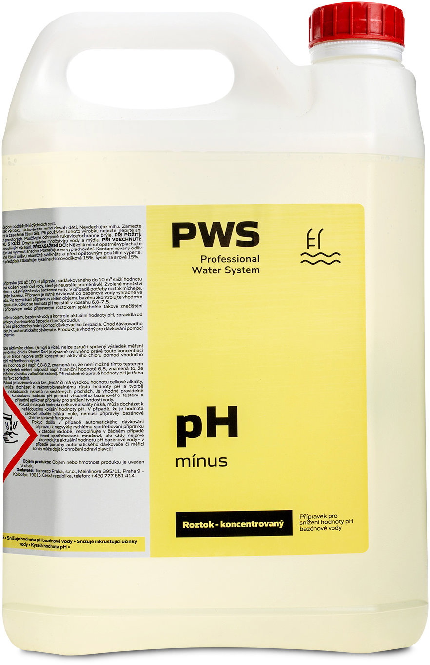 PWS pH minus 5 l kapalný