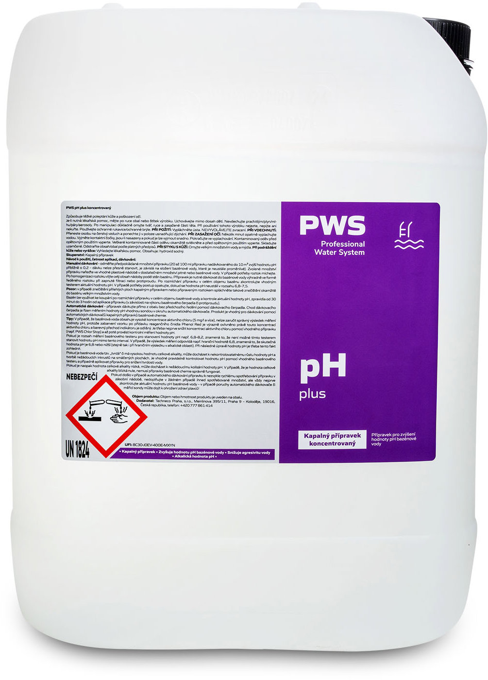 PWS pH plus 20 l kapalný