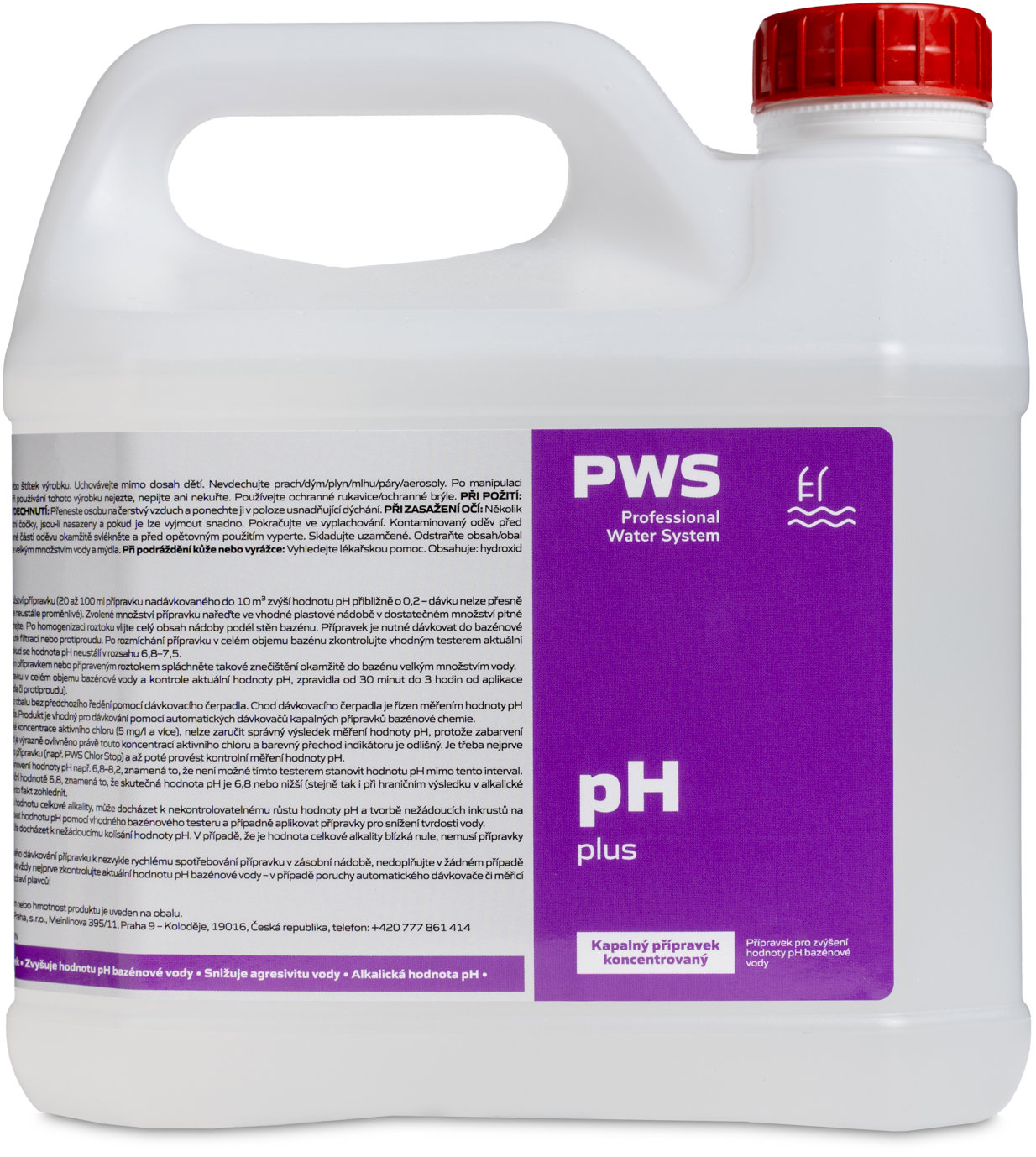 PWS pH plus 3 l kapalný