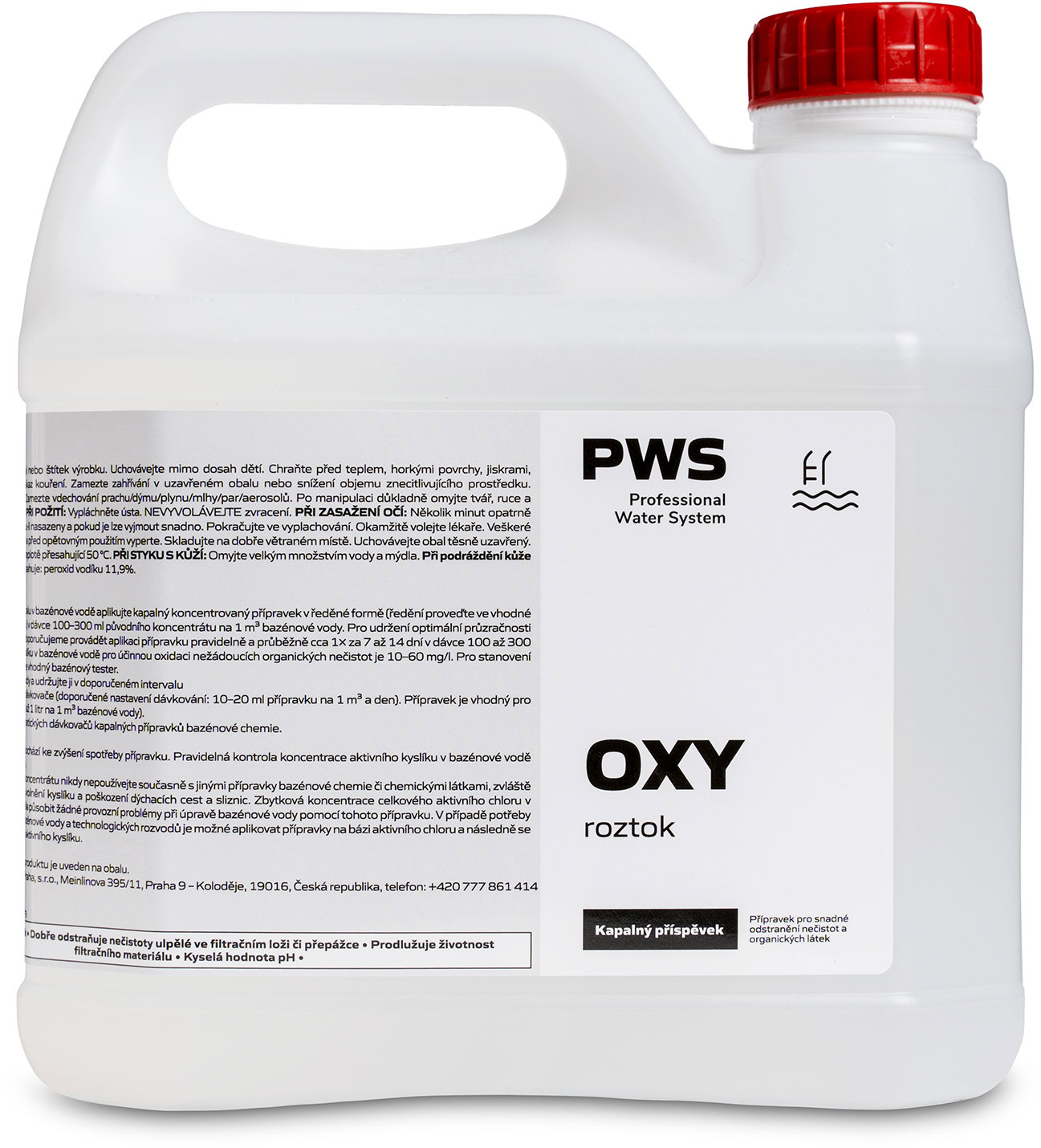 PWS OXY roztok, 3 l