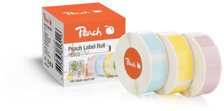 PEACH PE101 - Papírové štítky pro tiskárny a skenery