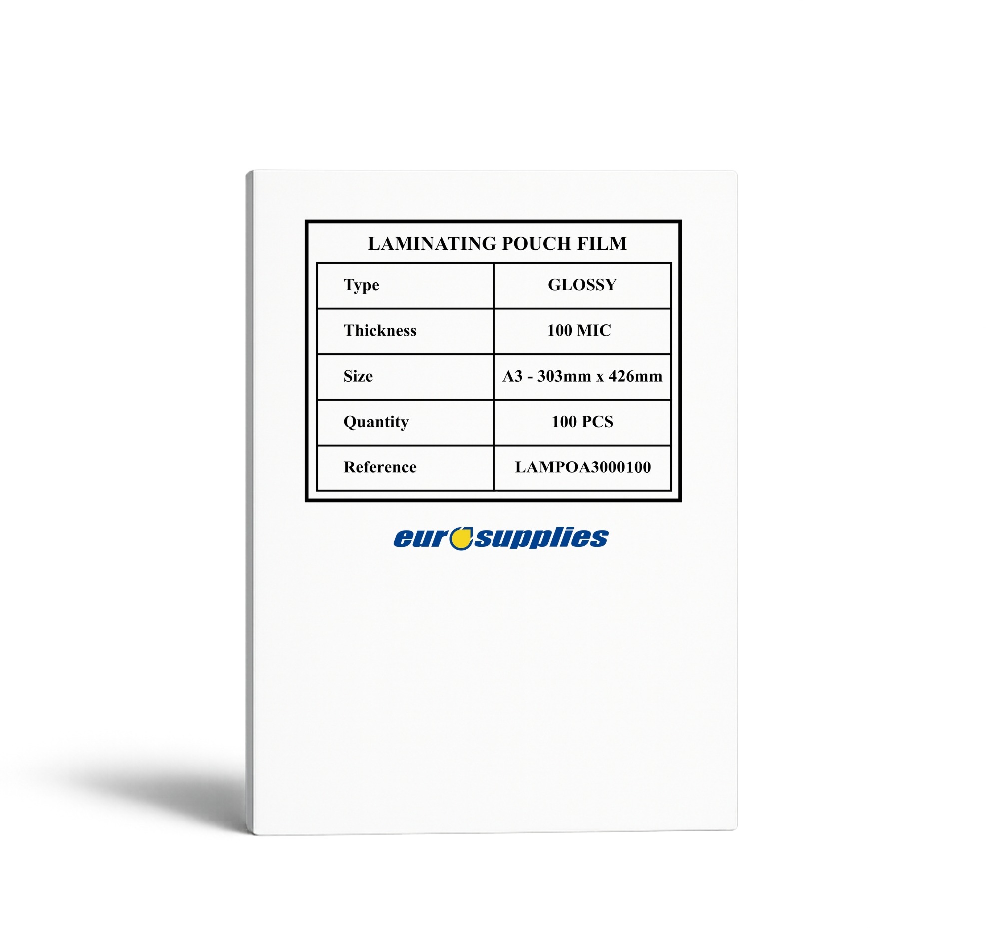 Laminovací fólie A3/200 lesklé EUROSUPPLIES