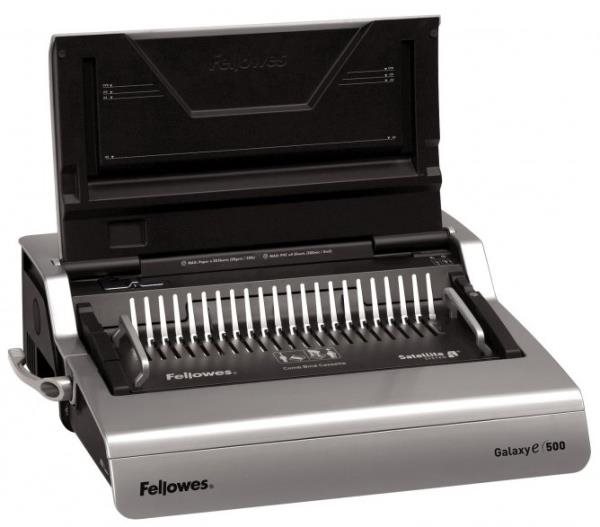 Vazač Fellowes GALAXY - E na stole s dokumenty