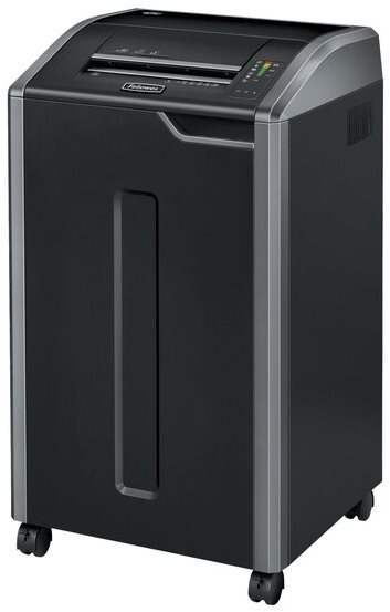 Skartovač Fellowes 425 Ci, černá barva, profesionální vzhled