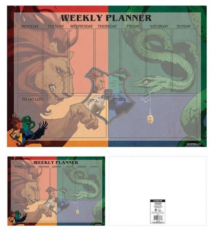 Harry Potter: Intricate Houses - týdenní plánovač