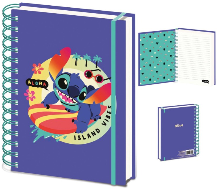 PYRAMID Disney Lilo And Stitch: Acid Pops A5, linkovaný - zápisník pro každého fanouška Disney