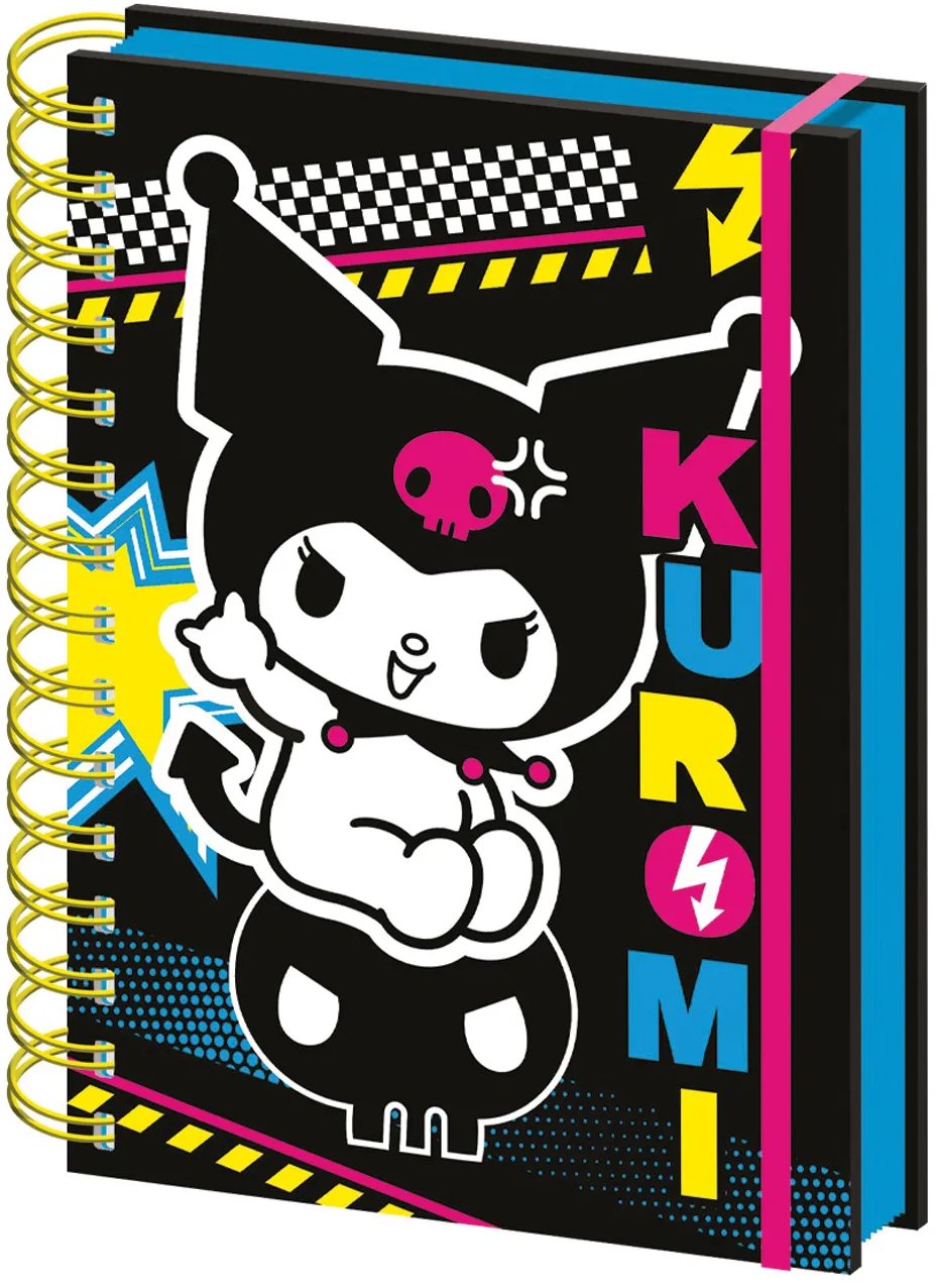 PYRAMID Kuromi kroužkový blok A5