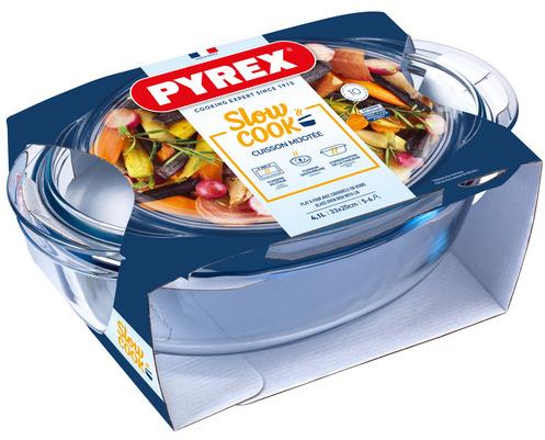 Pyrex Pekáč oválný s víkem 4,1 l, sklo