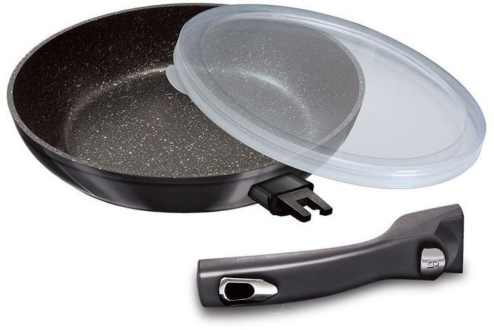 BERLINGERHAUS Pánev s odnímatelnou rukojetí + víko Carbon PRO Line 28cm