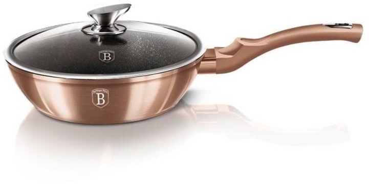 BERLINGERHAUS Pánev hluboká s poklicí Rosegold Metallic Line 24cm