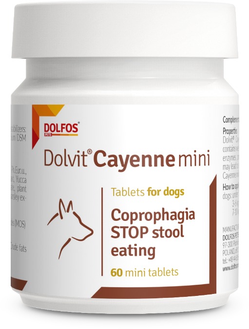 Dolfos Cayenne mini 60 tbl - stop požírání výkalů