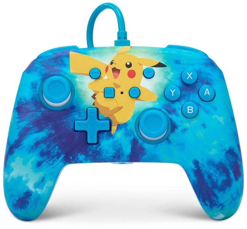 PowerA Enhanced Wired Controller - Nintendo Switch - Tie Dye Pikachu