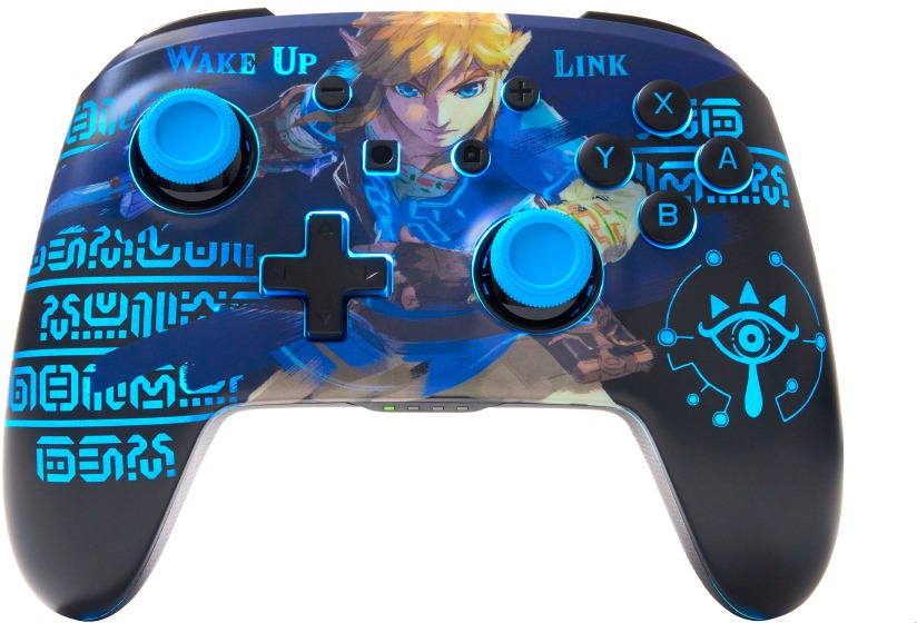 PowerA Enhanced Wireless Controller for Nintendo Switch with Lumectra - The Legend of Zelda - Wake U