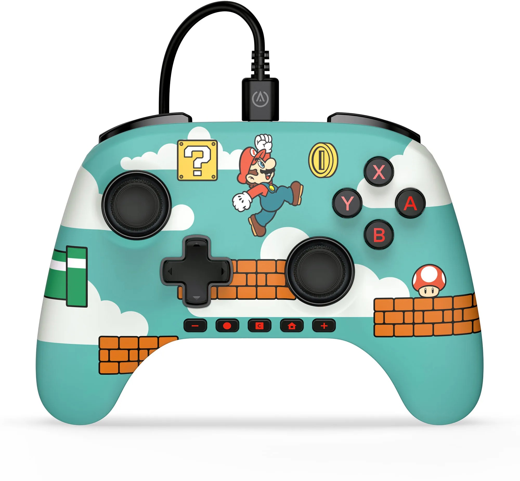 PowerA Advantage Wired Controller for Nintendo Switch 2 - Super Mario Time