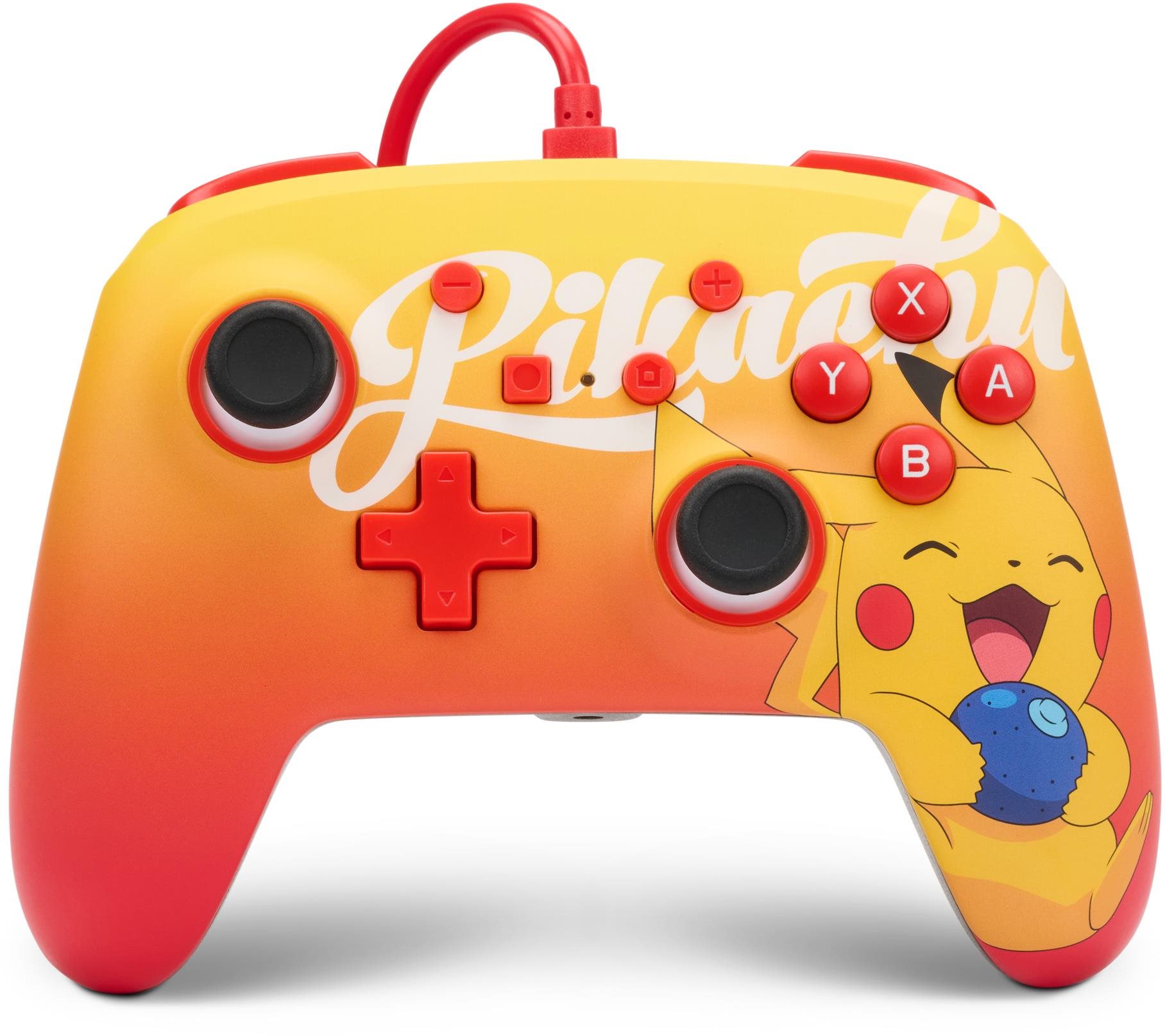 PowerA Enhanced Wired Controller for Nintendo Switch - Oran Berry Pikachu