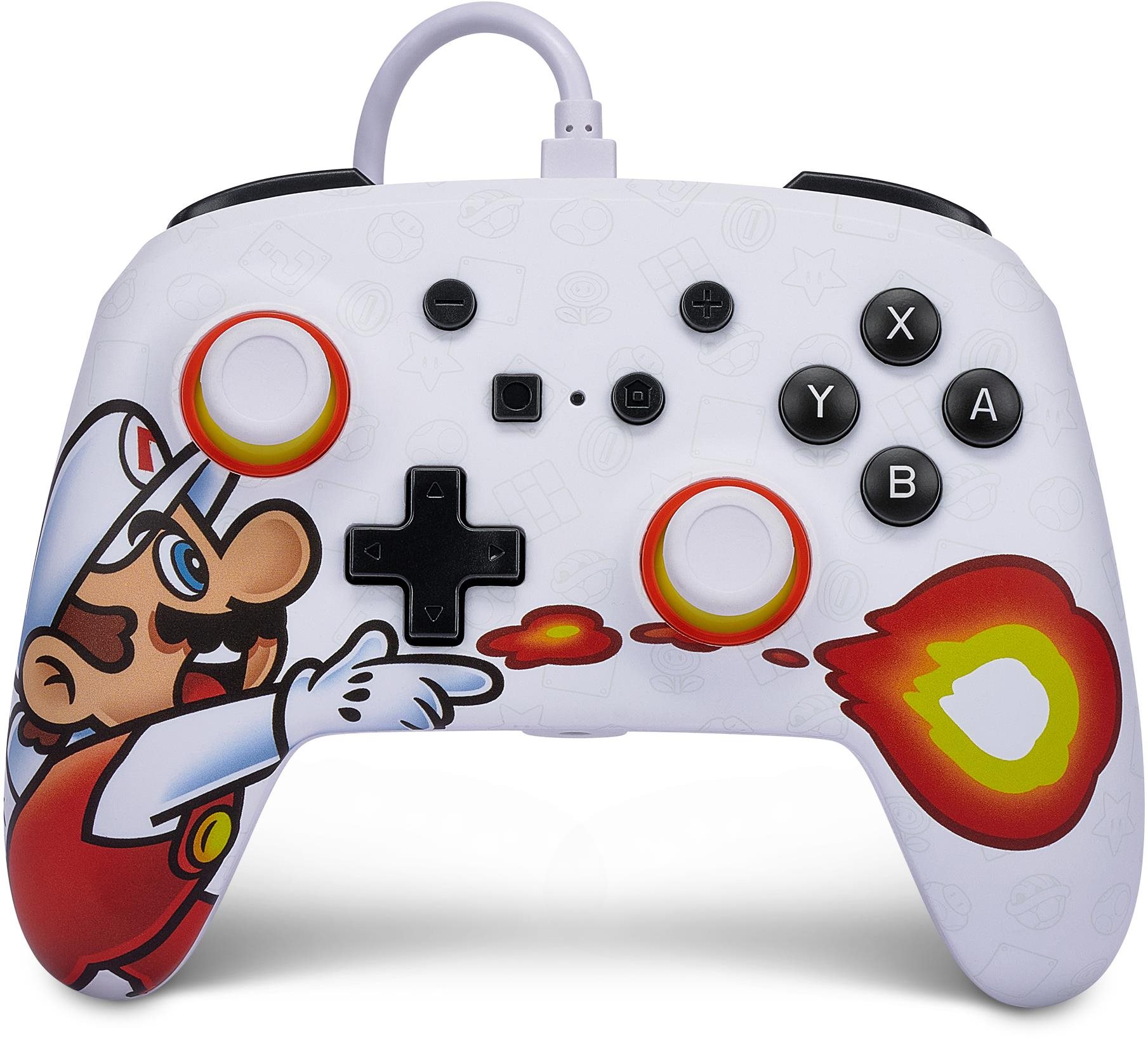 PowerA Enhanced Wired Controller for Nintendo Switch - Fireball Mario