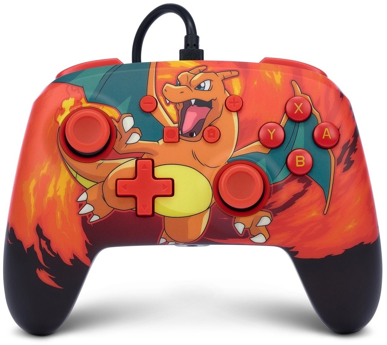 PowerA Enhanced Wired Controller - Pokémon: Charizard Vortex - Nintendo Switch