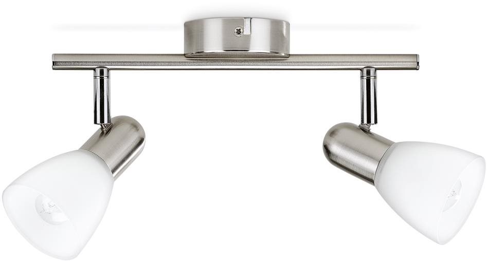 Philips Massive - Bodové svítidlo 2xE14/40W matný chrom