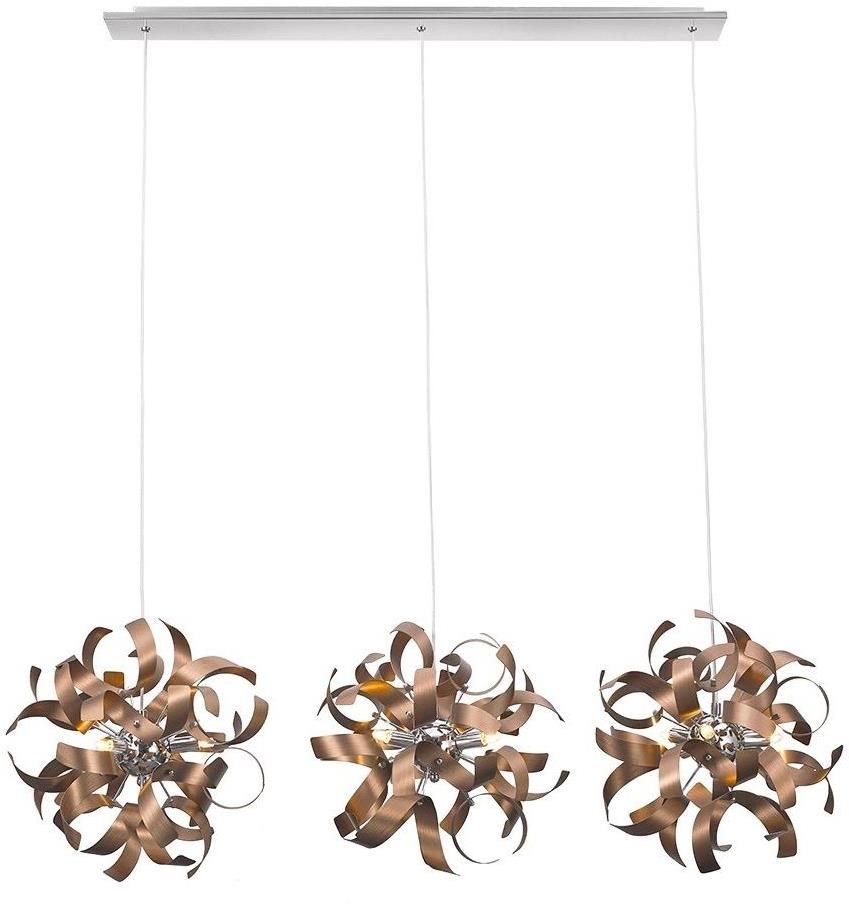 Luxera 64421 - Lustr na lanku RIBBON 3xG9/33W/230V