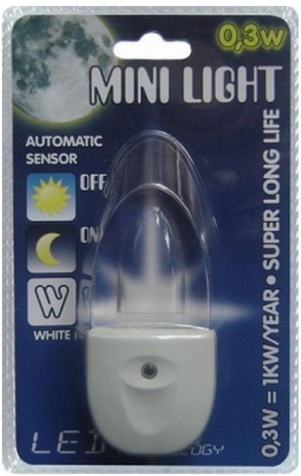Lampička do zásuvky MINI-LIGHT (mění barvy)