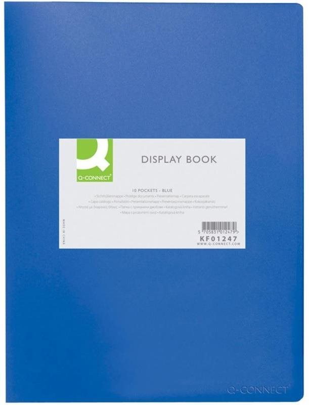 Q-CONNECT A4, 20 kapes, modrá