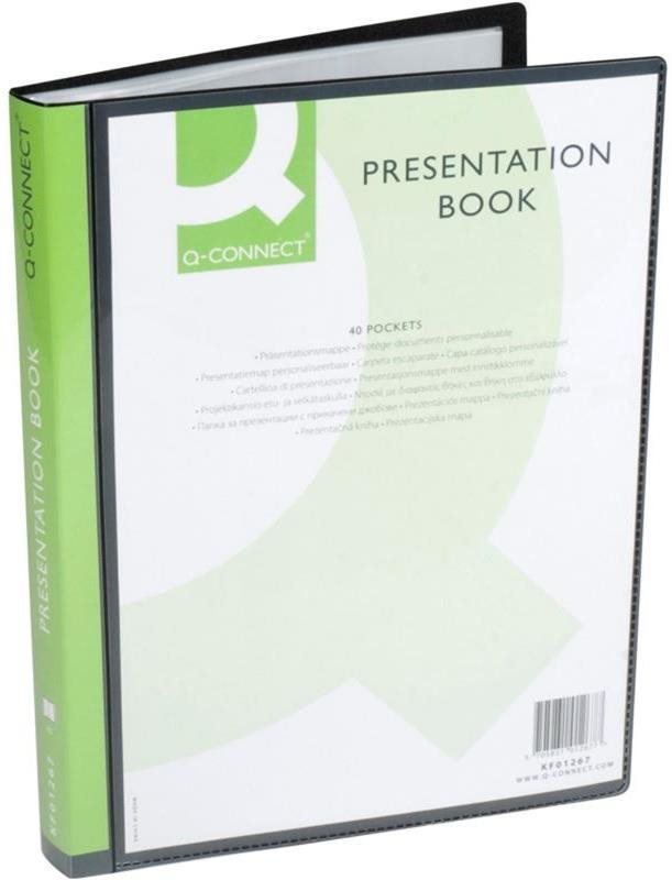 Q-CONNECT A4, 10 kapes, černá